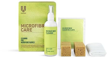 ReWu Uniters Textilpflegeset Microfibre Care Schwamm Pflegemittel Reinigungsset Textilien Pflege Set Mikrofasern Fleckentferner Reinigung