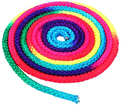Cuerda Gimnástica, Cuerda De Gimnasia Rítmica De Color Arcoíris Cuerda De Entrenamiento De Artes De Competición Sólida Cuerda De Entrenamiento De Salto Cuerda De Arco Iris Para Gimnasia Rítmica