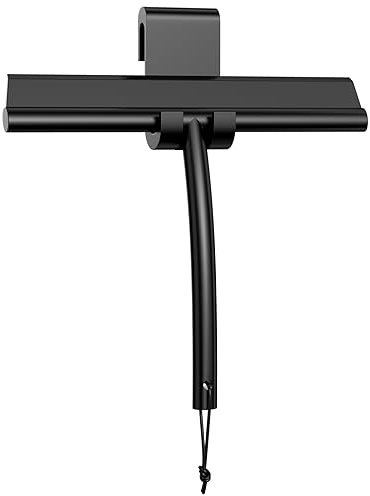 Magrimaxio duschabzieher, abzieher dusche, fensterabzieher silikon, duschwand abzieher mit Edelstahlkern, wasserabzieher mit Halterung Aufhängeschnur, ohne Bohren, Für Glas, Spiegel, Fenster, Fliesen