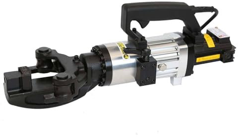 Plieuse hydraulique électrique pour barres d'armature de 1600 W, angle de pliage de 0 ° à 130 °, pliage rapide en 5 secondes, plieuse portable pour barres d'armature