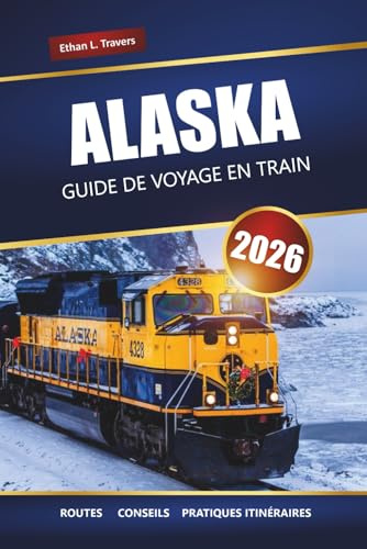 ALASKA GUIDE DE VOYAGE EN TRAIN 2026: Itinéraires ferroviaires panoramiques, vues sur les glaciers, itinéraires et conseils pratiques pour des aventures dans le Nord