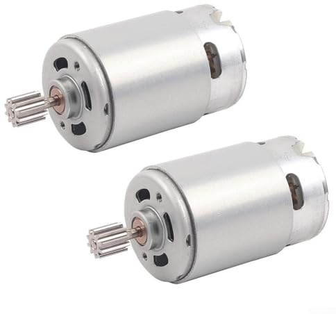 Motore elettrico, confezione da 2 pezzi, 550, 24 V, 40000 giri/min, motore singolo di alta qualità con ingranaggio da 1 cm, ricambio per auto radiocomandate