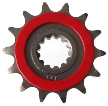 NKURTPC Pignoni Moto Adatto per Benelli TRK 502 502C BJ300 TNT300 BN302 BJ500 BJ600 TNT600 14/15T Moto Pignone 14/15 Denti Pignone Pignone Motocicletta(14T)