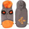 Idepet Winddichter Hundemantel, Haustier Hund Winter warme Jacke Weste Outdoor Baumwolle Hund Hoodie Outfit Bekleidung für kleine mittelgroße Hunde Katzen