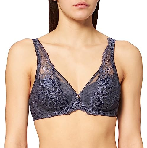 Triumph Donna Wild Peony Florale WP, Molded Bra, PEBBLE GREY, 5B