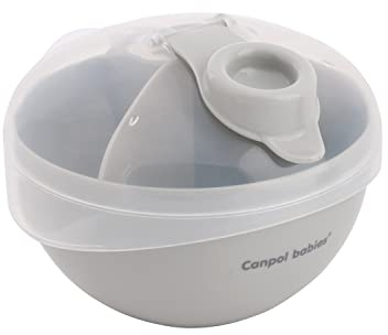 Canpol babes contenedor de leche en polvo gris