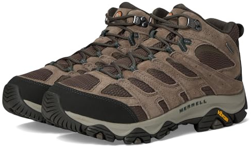 Merrell Men's Moab 3 Mid Waterproof Hiking Boot, Boulder, 12