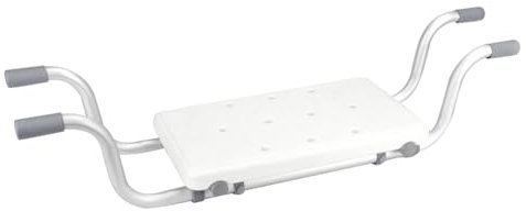 KIKAPA Breitenverstellbarer Badewannensitz, Badewannensessel, nicht Badewannenständer, Duschstuhl für Senioren, Tragkraft, 136 kg, einfach zu bedienen