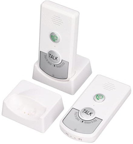 Citofono Domestico Senza Fili per Anziani, Cercapersone di Comunicazione Bidirezionale per Personale Infermieristico, Citofono Di Chiamata Infermiere per Pazienti