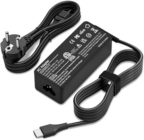 Schnellladegerät USB-C 65 W Laptop kompatibel mit Len ovo Thinkpad T14 T15 T480 T480s T490 T490s T580 X13 X280 X380 E14 E15 E480 E490 Yoga 720 910