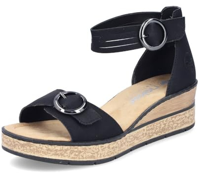 Rieker® - Sandales talon compensé