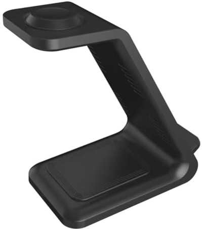 Janasiba Cargador Inalámbrico de 100 W, Base de Carga Rápida por Inducción para Watch Pods y Teléfonos