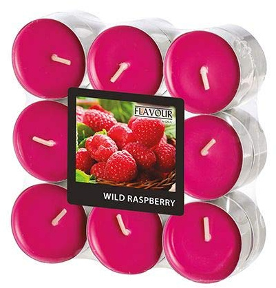 GALA Scented Tealights Raspberry18p