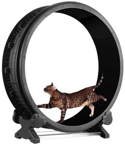 NA Cat Exercise Wheel - Pet Treadmill Running Machine - Perfect for your Energetic Cat