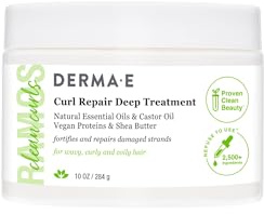 Ramos Clean Curls, Curl Repair Deep Treatment, 10 oz (284 g), DERMA E