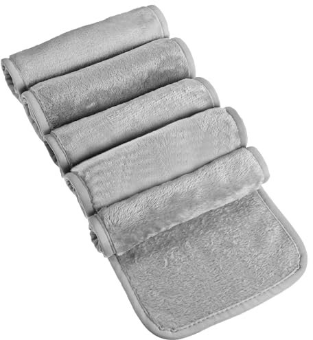5 Stück Abschminktuch aus Mikrofaser, 40 x 20cm Waschbar Abschminktücher Abschminkpads Waschbar, Wiederverwendbar Waschlappen zum Gesichtswaschen