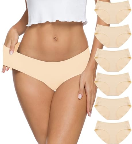 ALTHEANRAY damunderkläder bomull sömlösa trosor hipster bikini 6-pack