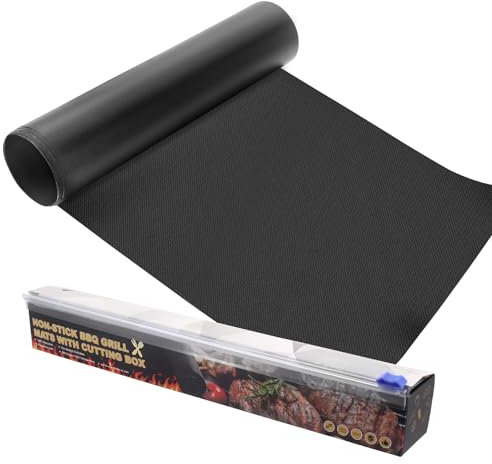 Oven Liner, 2-Meter Teflon Coated BBQ Non Stick Barbecue Mat That Can be Freely Cut in Size, Oven Bottom Liners for Fan Assisted Ovens, BBQ Grill Mat Suitable for Ovens, Barbecue Ovens, and Stoves