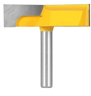 1pc Cleaning Bottom Router Bits With 8mm 1/2mm Shank,2-1/4 Cutting Diameter For Surface Planing Router Bit(8mm)