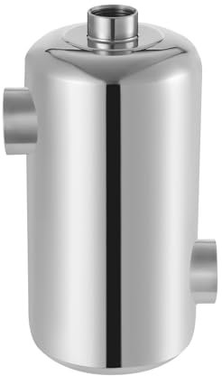 Estabeter Wärmetauscher Pool 28 KW, Poolwärmetauscher Edelstahl Poolheizung Schwimmbadwärmetauscher Pool Heizung Wärmetauscher Poolwasserkreislauf 10bar 18L/min Heißwasserdurchfluss