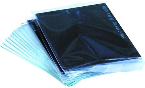 Clear Glass Lenses 4 1/4 x 3 1/4 For Welding Helmets Pack Qty 10