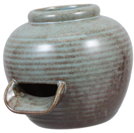 Milisten Fountain Flowing Water Clay Pot Waterfall Water Fountain Indoor Aquarium Waterfall Ceramics