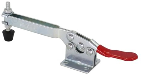Morsetto a leva 2 pezzi GH-201-BL Allunga morsetto a ginocchiera utensile manuale antiscivolo orizzontale a sgancio rapido utensile for impieghi gravosi GH-201BL saldatura c
