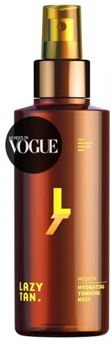 Lazy Tan Face Tan Mist - Self Tanning Mist, Waterproof, Effortless and Natural Looking, Gradual Sun Kissed Glow, Suitable for Face and Body, Hydrating Moisturiser with Vitamin C and Vitamin E