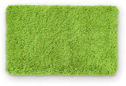 WohnDirect Premium Badematte Einzeln zum Set kombinierbar • Badvorleger Duschmatte • rutschfest & Waschbar • Badteppich, Badezimmerteppich Grün • 50 x 80 cm