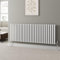 DuraTherm® 600 x 1560mm White Horizontal Designer Radiator Single Column Oval Tube Modern Central Heating Panel Bathroom Radiators