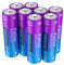 Pallus 1,5V AA Wiederaufladbarer Lithium Akku, 3500 mWh Wiederaufladbarer AA Lithium Akku, 1600 Zyklen und Schnellladung, 8 Stück