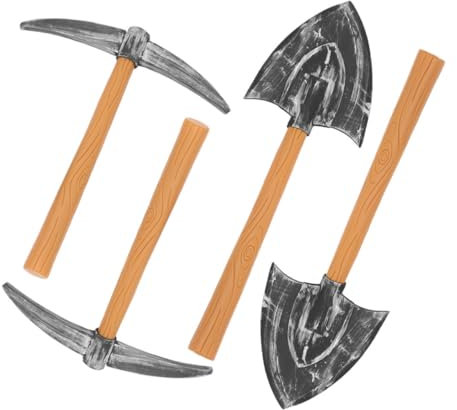 Toyvian 2ensembles Accessoires De Costume Mousse pour GNOME Pelle Et Pioches Fausse pour Halloween Et Cosplay pour Scéniques Et