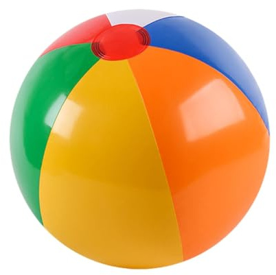 Generisch Aufblasbarer Strandball, Regenbogen Wasserball, Schwimmbadspielzeug Für Und Mädche 22/25/35 cm