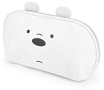 We Bare Bears Ours Pour Un et Un Pour T'Ours Polaire-Trousse de Toilette Jelly, Blanc