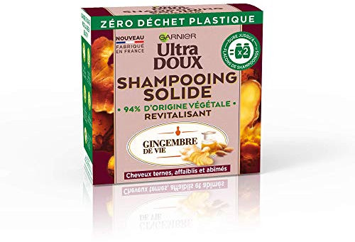 Garnier Ultra Soft Shampoo Solides Shampoo Revitalisierend mit Ingwer/Mandelöl Bio