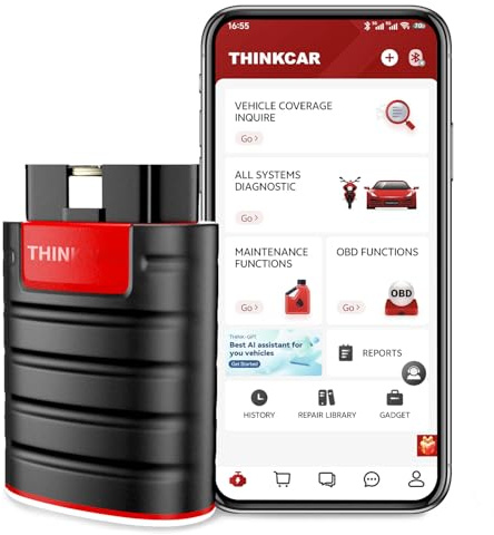 Thinkdiag OBD2 Scanner Bluetooth ECU Function Bidirectional Diagnostic Tool