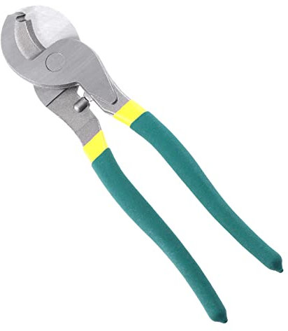 Glarks cortador de cable de alta palanca de 10 pulgadas, cortador de cuerda de acero pesado, herramienta de corte de cable afilada, agarre cómodo