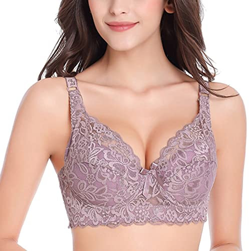 Gifts for Women Sports Bras Women J Cup Full Coverage Women's Bras Bandeau Bra Seamless Non Padded Strapless Bra Deep V Support Posture Bra Warehouse Clearance Rose Gold