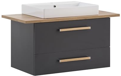 Schildmeyer Duo 702036 - Lavabo in stile rustico, 102,2 x 50 x 61,5 cm