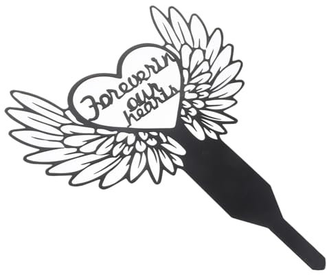 TOBBOMEY Plaque Commémorative pour Animaux Piquet De Mémorial Personnalisé pour Jardin Cimetière Et Pelouse Décoration Extérieure pour Chiens Et Chats