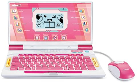 VTech LearnBook Pro, Educational Laptop For Kids, 82 Educational Games & Activities, QWERTY Keyboard, Reading, Maths, Science and More, For Kids Aged 5, 6, 7, 8+ Years, English Version