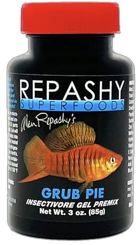 Repashy Grub Pie Fish Food Complete Insectivore Gel Premix, 85g
