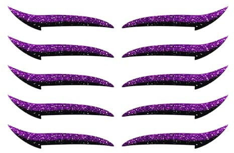 Adesivi per Eyeliner | Cerotti Trucco Effetto Ombrello e Ciglia,10 Pezzi Adesivi Occhi Impermeabili, Fascia Ombrello Resistente per Donne