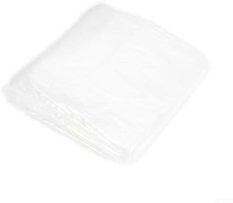 Film en polyéthylène transparent pour serre, 0,04 mm d'épaisseur, résistant aux intempéries et aux déchirures, pour tunnels, maisons chaudes et mini serres (4 m x 10 m)