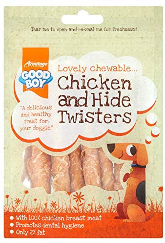 Good Boy Chicken and Hide Twisters, 70g