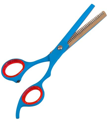 SS INSTRUMENTX Professional Hairdressing Hair Thinning Scissor Barber Hairdresser Beautician Hair Salon Scissors (Blue Thinning 6.0)