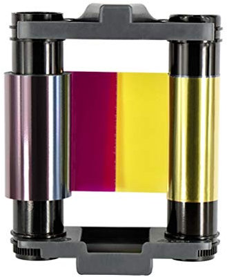 CBGR0100C YMCKO Farbband für Evolis Badgy 100 Badgy 200 Kartendrucker, 100 Drucke