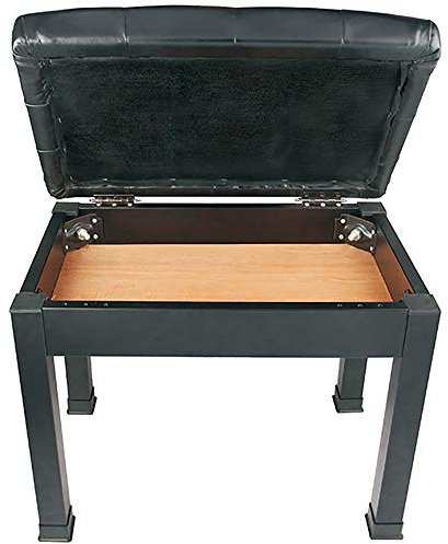 DRSM Taburete de Piano Banco de Teclado Taburete de Piano con Caja de Almacenamiento Tablero de Madera Maciza Gruesa Taburete de Piano eléctrico Taburete de Instrumento Musical Guitarra órgano de