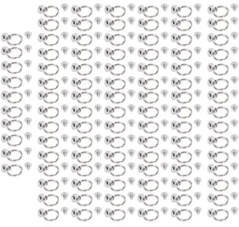 TENP Rivetto a Testa Tonda, testine per Chiodi Senza sbavature Argento per Abbigliamento (8 mm)