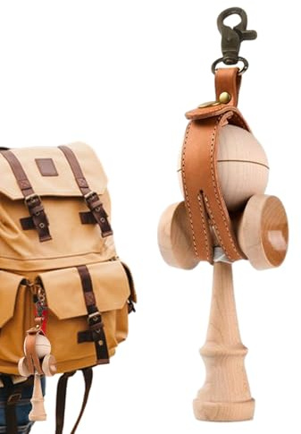 Kendama-hölster – 2,5 x 19,5 cm PU-läderspänneshållare, bärbart fodral
